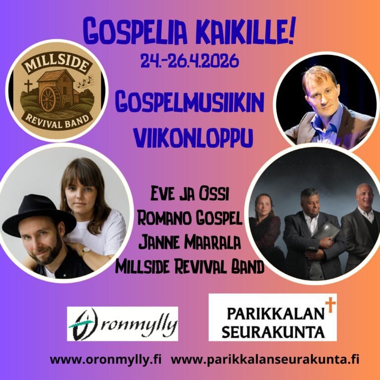 Gospelia kaikille -viikonloppu 24.4-26.4.2026